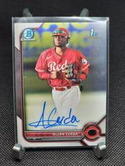 Allan Cerda [Red Refractor] Baseball Cards 2022 Bowman Chrome Prospect Autographs Prices
