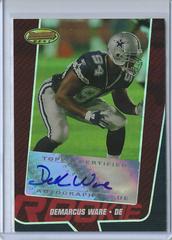 DeMarcus Ware [Autograph Red] #166 Football Cards 2005 Bowman's Best Prices