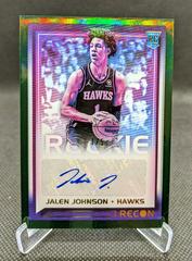 Jalen Johnson [Green] Basketball Cards 2021 Panini Recon Rookie Signatures Prices