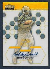 Bobby Wade [Autograph Gold Refractor] #142 Football Cards 2003 Topps Finest Prices