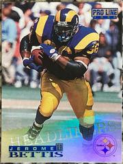 Jerome Bettis [Headliners] #55 Football Cards 1996 Pro Line Prices