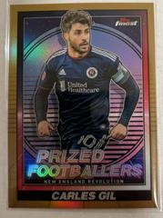 Carles Gil [Gold] Soccer Cards 2022 Finest MLS Prized Footballers Prices