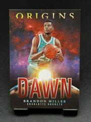 Brandon Miller [Red] #15 Basketball Cards 2023 Panini Origins Dawn Prices