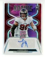 Logan Hall [Neon Pink] #15 Football Cards 2022 Panini Spectra Rookie Autographs Prices