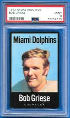 Bob Griese Football Cards 1972 NFLPA Iron Ons Prices