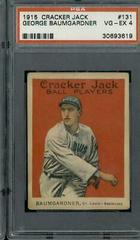 Elmer Baumgardner #131 Baseball Cards 1915 Cracker Jack Prices