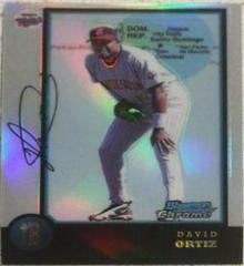 David Ortiz [Refractor] #71 Baseball Cards 1998 Bowman Chrome International Prices
