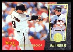 Matt Williams #112 Baseball Cards 1995 Select Prices