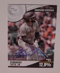 Fernando Tatis Jr. [Autograph] #SS-1 Baseball Cards 2022 Topps Significant Statistics Prices