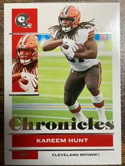 Kareem Hunt Football Cards 2021 Panini Chronicles Prices