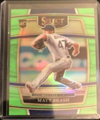 Matt Brash [Neon Green Prizm] #1 Baseball Cards 2022 Panini Select Prices