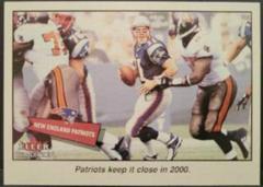 New England Patriots Football Cards 2001 Fleer Prices