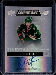 Kevin Fiala #TAA-KF Hockey Cards 2021 Upper Deck Credentials Ticket Access Autographs Prices