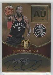 DeMarre Carroll #AU-DMC Basketball Cards 2016 Panini Gold Standard AU Autographs Prices
