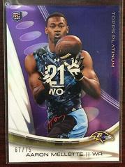 Aaron Mellette #140 Football Cards 2013 Topps Platinum Prices