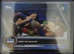 Asuka def. Billie Kay [Blue] Wrestling Cards 2020 Topps WWE Women's Division Prices