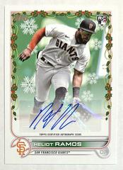 Heliot Ramos Baseball Cards 2022 Topps Holiday Autographs Prices