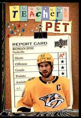 Roman Josi [Gold] #TP-5 Hockey Cards 2023 Upper Deck Teachers Pet Prices