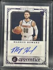 Markus Howard [Purple] #APR-MHO Basketball Cards 2020 Panini Chronicles Apprentice Signatures Prices
