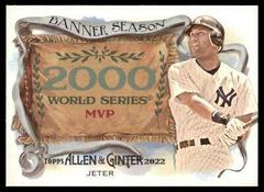 Derek Jeter #BS-37 Baseball Cards 2022 Topps Allen & Ginter Banner Seasons Prices
