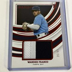 Wander Franco [Patch Autograph Red] Baseball Cards 2022 Panini Immaculate Prices