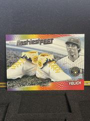 Christian Yelich [5x7] #FF-15 Baseball Cards 2022 Topps Flashiest Feet Prices