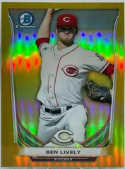 Ben Lively [Gold Refractor] #BCP16 Baseball Cards 2014 Bowman Chrome Prospects Prices