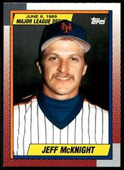 Jeff McKnight #80 Baseball Cards 1990 Topps Major League Debut Prices
