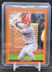 Mike Trout [Orange] #36 Baseball Cards 2022 Topps X Derek Jeter Prices