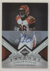 Carlos Dunlap [Monikers Autograph Silver] #158 Football Cards 2010 Panini Limited Prices