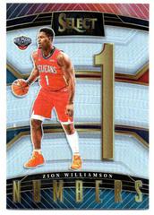Zion Williamson [Silver] #2 Basketball Cards 2022 Panini Select Numbers Prices