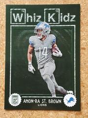 Amon Ra St. Brown [Green] #WK-34 Football Cards 2023 Panini Donruss Elite Whiz Kidz Prices