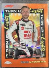 Kevin Magnussen [Orange Refractor] #TUTL-KM Racing Cards 2023 Topps Chrome Formula 1 Turn Up the Lights Prices
