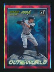 Aaron Judge [Red] Baseball Cards 2018 Panini Donruss Out of This World Prices