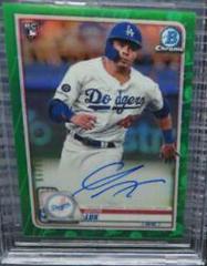 Gavin Lux [Green Refractor] #CRA-GL Baseball Cards 2020 Bowman Chrome Rookie Autographs Prices