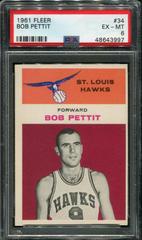 Bob Pettit Basketball Cards 1961 Fleer Prices
