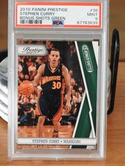 Stephen Curry [Bonus Shots Green] #36 Basketball Cards 2010 Panini Prestige Prices