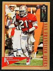Deion Sanders [Gold] Football Cards 1995 Classic NFL Experience Prices