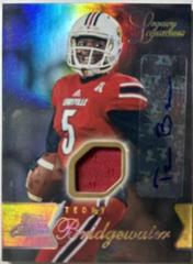 Teddy Bridgewater [Row 1 Legacy Autograph Patch] Football Cards 2014 Flair Showcase Prices