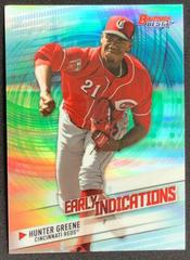 Hunter Greene Baseball Cards 2018 Bowman's Best Early Indications Prices