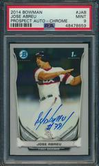 Jose Abreu [Chrome] Baseball Cards 2014 Bowman Prospect Autograph Prices