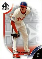 Cole Hamels #35 Baseball Cards 2009 SP Authentic Prices