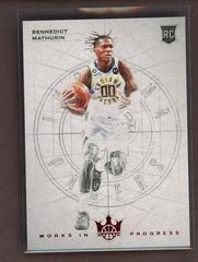 Bennedict Mathurin [Ruby] #25 Basketball Cards 2022 Panini Court Kings Works in Progress Prices