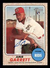 Amir Garrett [Red Ink] #AG Baseball Cards 2017 Topps Heritage Real One Autographs Prices