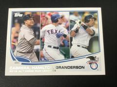 C. Granderson, J. Hamilton, M. Cabrera #153 Baseball Cards 2013 Topps Prices