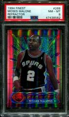 Moses Malone [Refractor] Basketball Cards 1994 Finest Prices