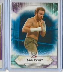 Sami Zayn [Blue] Wrestling Cards 2021 Topps WWE Prices