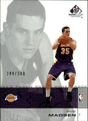 Mark Madsen #85 Basketball Cards 2000 SP Game Floor Prices