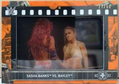 Sasha Banks [Orange] Wrestling Cards 2021 Topps WWE Prices
