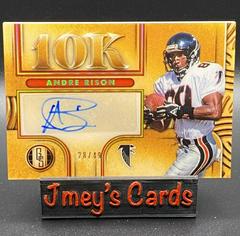 Andre Rison #10K-ARI Football Cards 2022 Panini Gold Standard 10K Autographs Prices